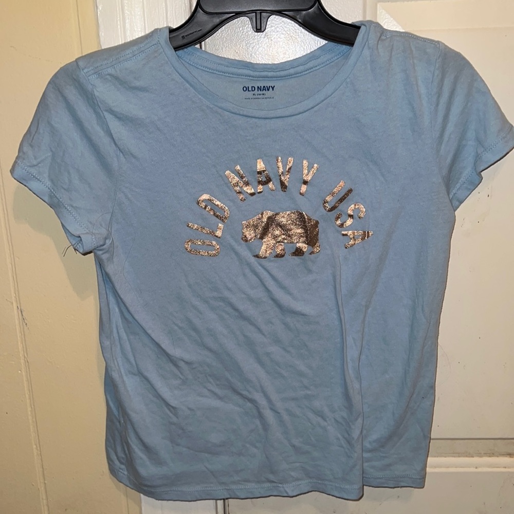 Brand:old navy       Color: light blue    Size: youth XL